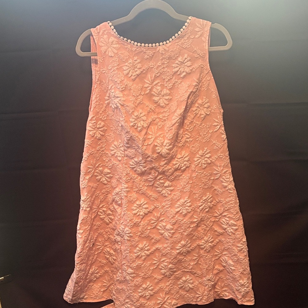SHEIN Coral Lace Dress